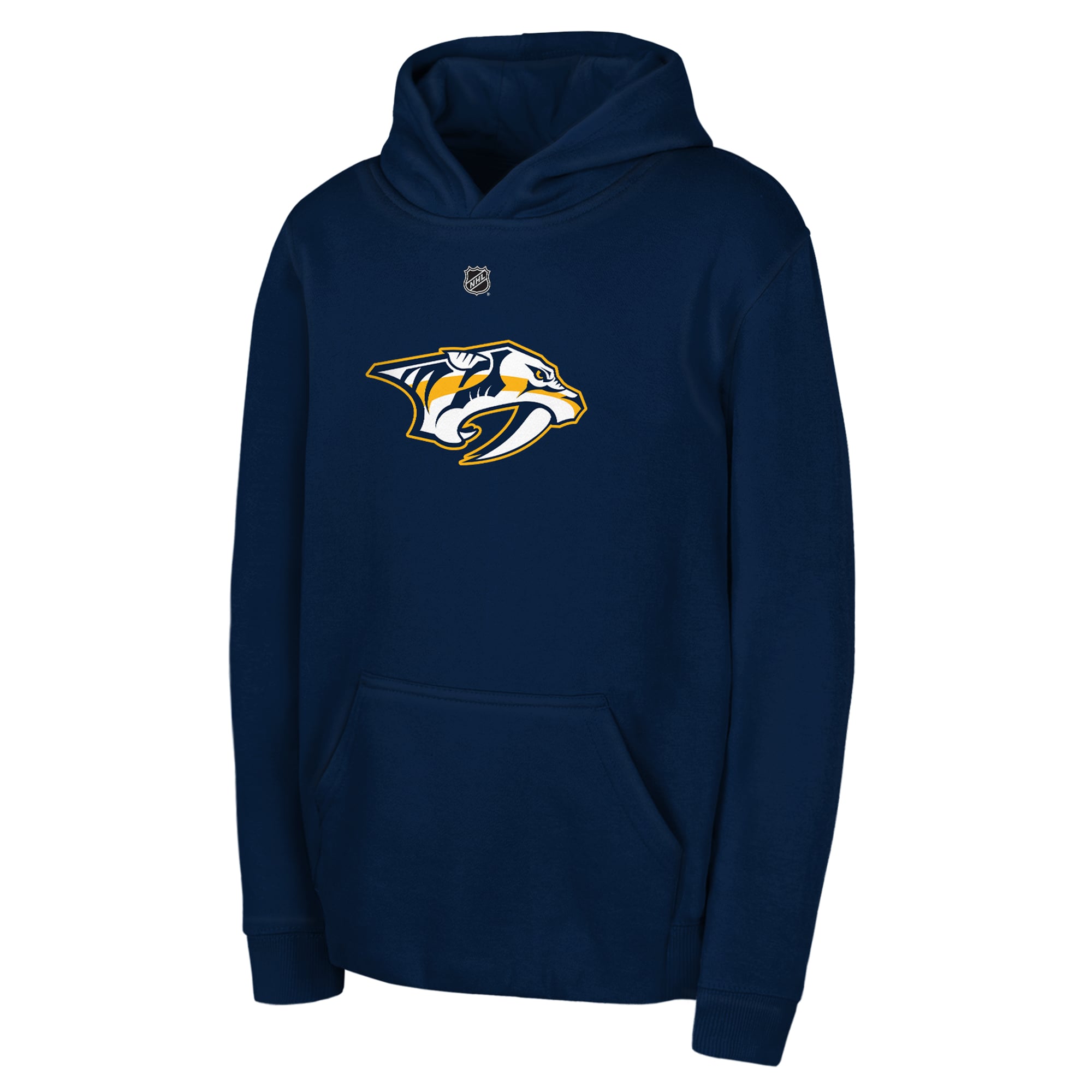 Youth Outerstuff Navy Nashville Predators Primary Logo Pullover Hoodie